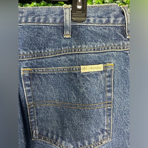 Columbia Size 36 Tough Mother Brush Briar Guard Denim Jeans Men’s Hunting - Picture 7 of 8